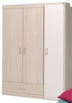 Ντουλάπα φθηνή με καθρέπτη τρίφυλλη Scala